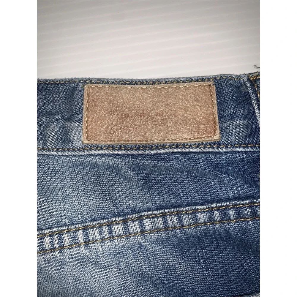 MNML Patchwork Jeans Mens 34x31 Embroidered Distressed Unisex Streetwear